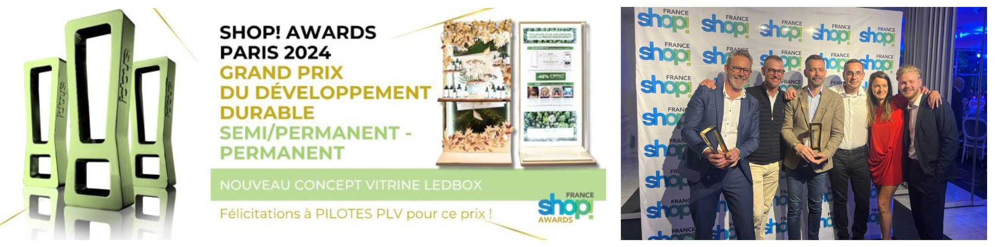 Point of Purchase LEDBOX for store windows and retail animations — Yves Rocher