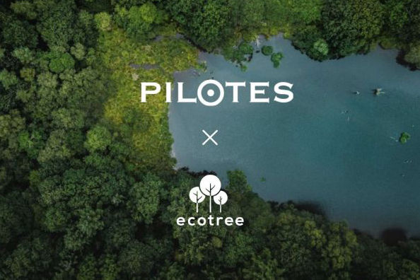 PILOTES  teams up with EcoTree to make a carbon contribution.