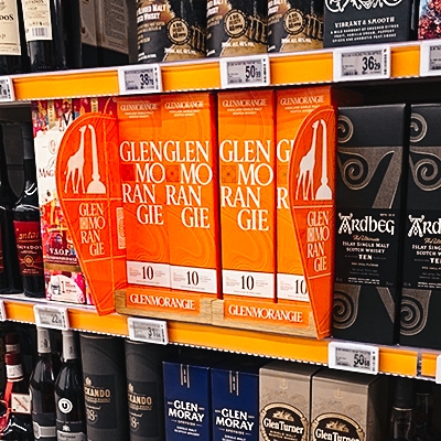 shelf-stopper shelfstopper glenmorangie whisky supermarket